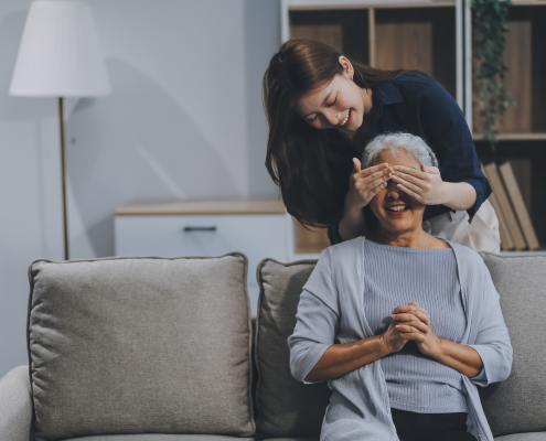 dementia care at home in Garstang - specialist carer supporting elderly person at home